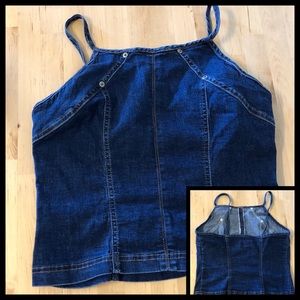 Denim Crop Top